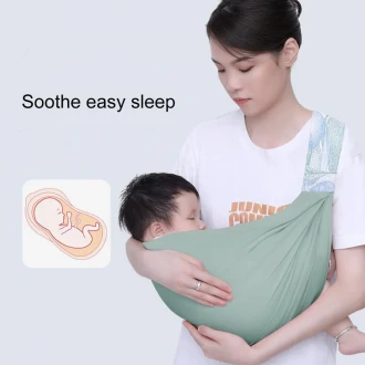 Newborn Sling Dual Use Infant Nursing Cover Carrier Mesh Fabric Breastfeeding Carriers Up Baby Carrier