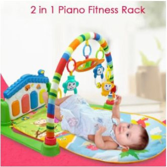 Baby Piano Mat | Fitness  Playmat | Newborn Educational Activity | Play Gym Mat | Toy Musical Activity Center