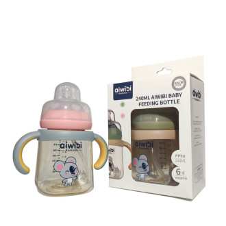 Anti-Gas Breast-Like Baby Feeding Bottle 240ml