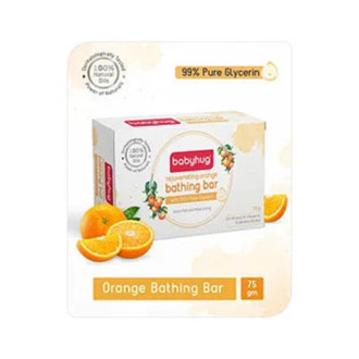 Babyhug Rejuvenating Orange Glycerin Bathing Bar - 75gm