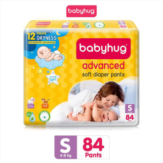 Babyhug Advanced Pant Style Diapers Small - 84 Pieces