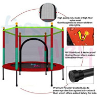 TOYS Kids Trampoline, Indoor Mini Trampoline for Kids with Enclosure Net Jumping Mat And Spring Cover Padding Indoor Outdoor Yard Trampolines Mat Max Weigh 440 Lbs
