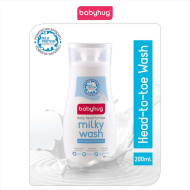 Babyhug Milk Protein Formula Daily Head To Toe Milky Wash - 200 ml