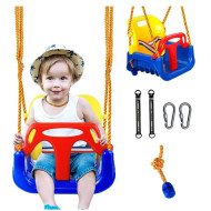 Adjustable 3 In 1 Rope Swing Set For Kids