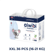 Aiwibi Australian Disposable Breathable Baby Diapers with Elastic Waistband – XXL36