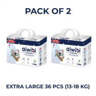 Aiwibi Australian Premium Baby Pants- XL36 Pack of 2