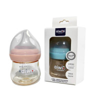 New Born Safety Soft Silicone Baby Feeding Bottle (FB120-1) 120ml