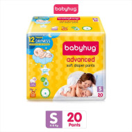 Babyhug Advanced Pant Style Diapers Small - 20 Pieces