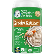Gerber, Organic Oatmeal, Single Grain Cereal, 1st Food, 8 oz (227 g)