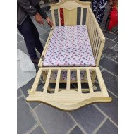 Multifunctional Baby Crib, Baby Wooden Cot, Baby Bed Cradle, Rocker/Swing, Convertible Desk