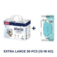 Aiwibi Australian Premium Baby Pants- XL36 with Wipes
