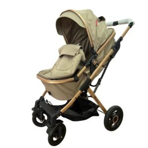 Belecoo ST1 portable baby stroller with reversible seat, adjustable canopy, and storage basket