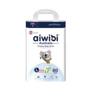 Aiwibi Australia Premium Baby Pants L 60pcs for Babies 9–14kg | Kids Kart Nepal