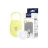AIWIBI Baby Soothing Pacifier Nighttime with Protective Case BPA Free Silicone Pacifier for Newborns