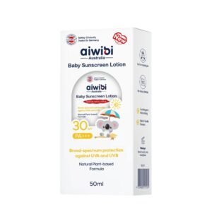AIWIBI Baby Sunscreen Lotion SPF 30 PA+++ 50ml for UVA and UVB protection of sensitive baby skin