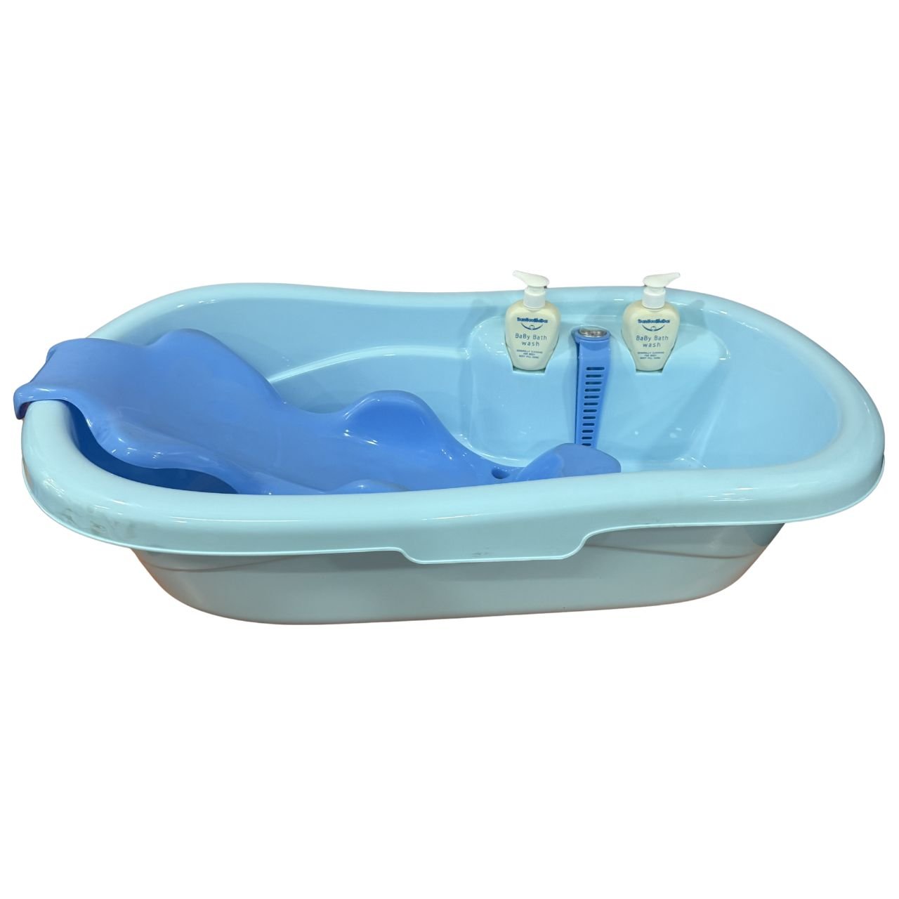 baby-bath-tub-with-newborn-support-seat-blue-main Baby Bath Tub with Newborn Support Seat Blue Infant Bathing Tub