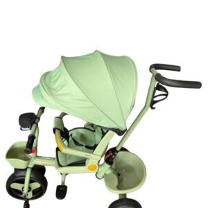 Baby Tricycle 360° Rotating Foldable Stroller Trike – Green