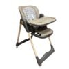 BURBAY baby feeding chair with removable tray, padded seat, and 5-point safety harness