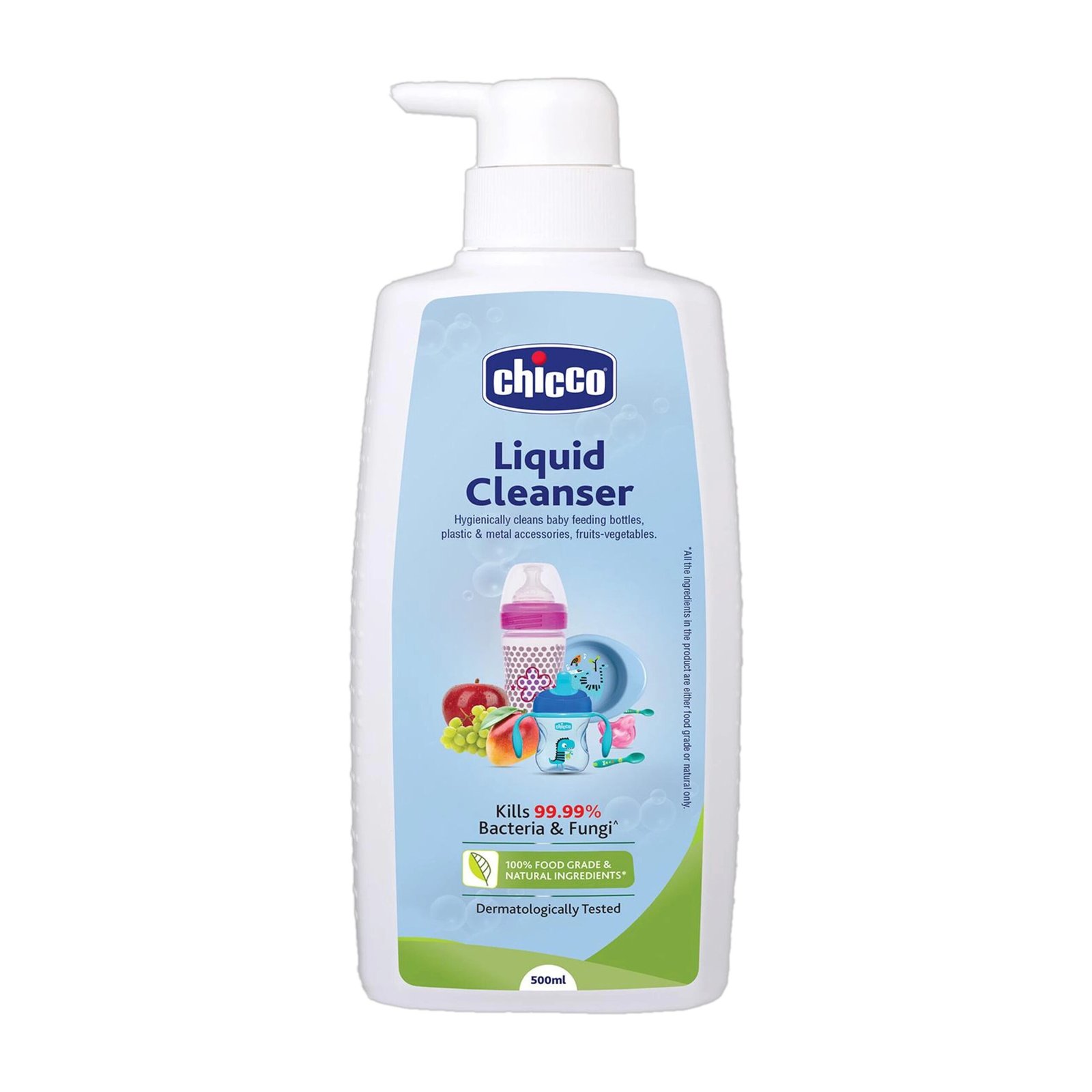chicco-baby-liquid-cleanser-500ml-main Chicco Baby Liquid Cleanser 500ml Nepal for Baby Bottles & Feeding Accessories | Kids Kart Nepal