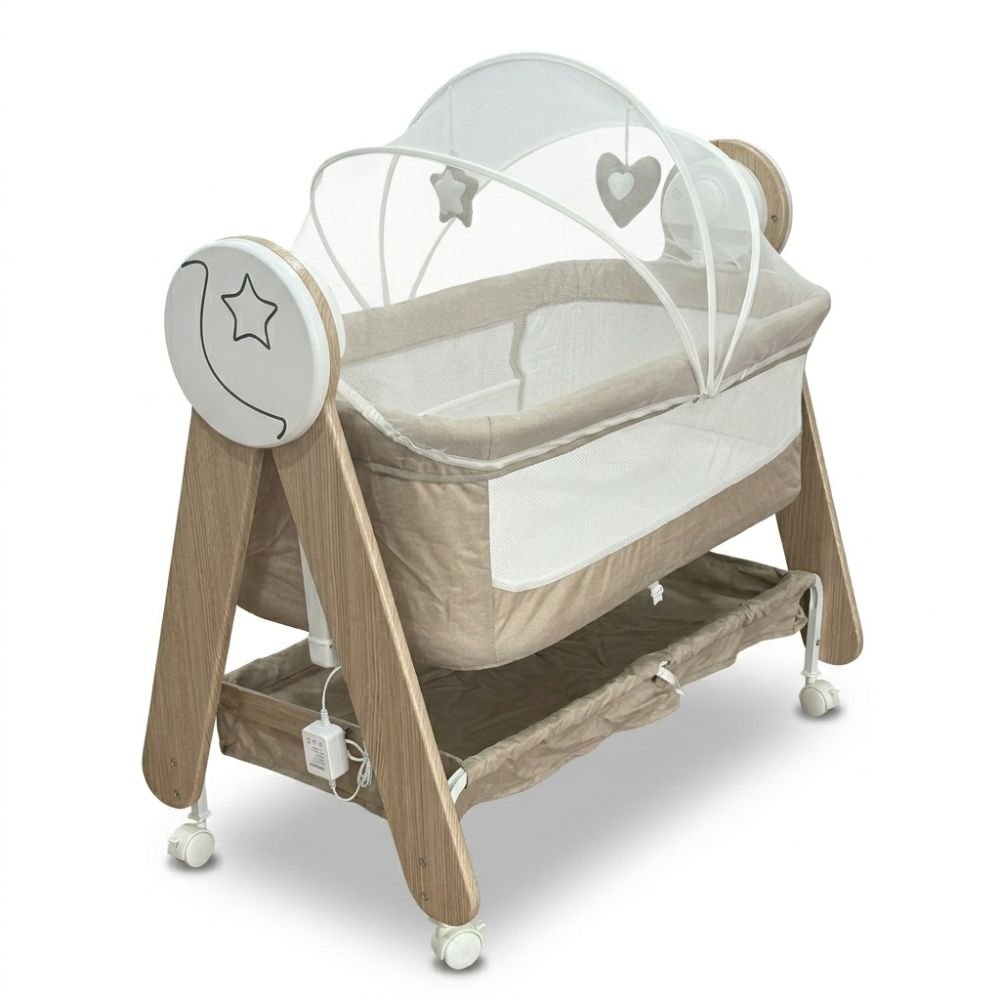 cool-baby-electric-cradle-swing-bed-mosquito-net-bassinet-2
