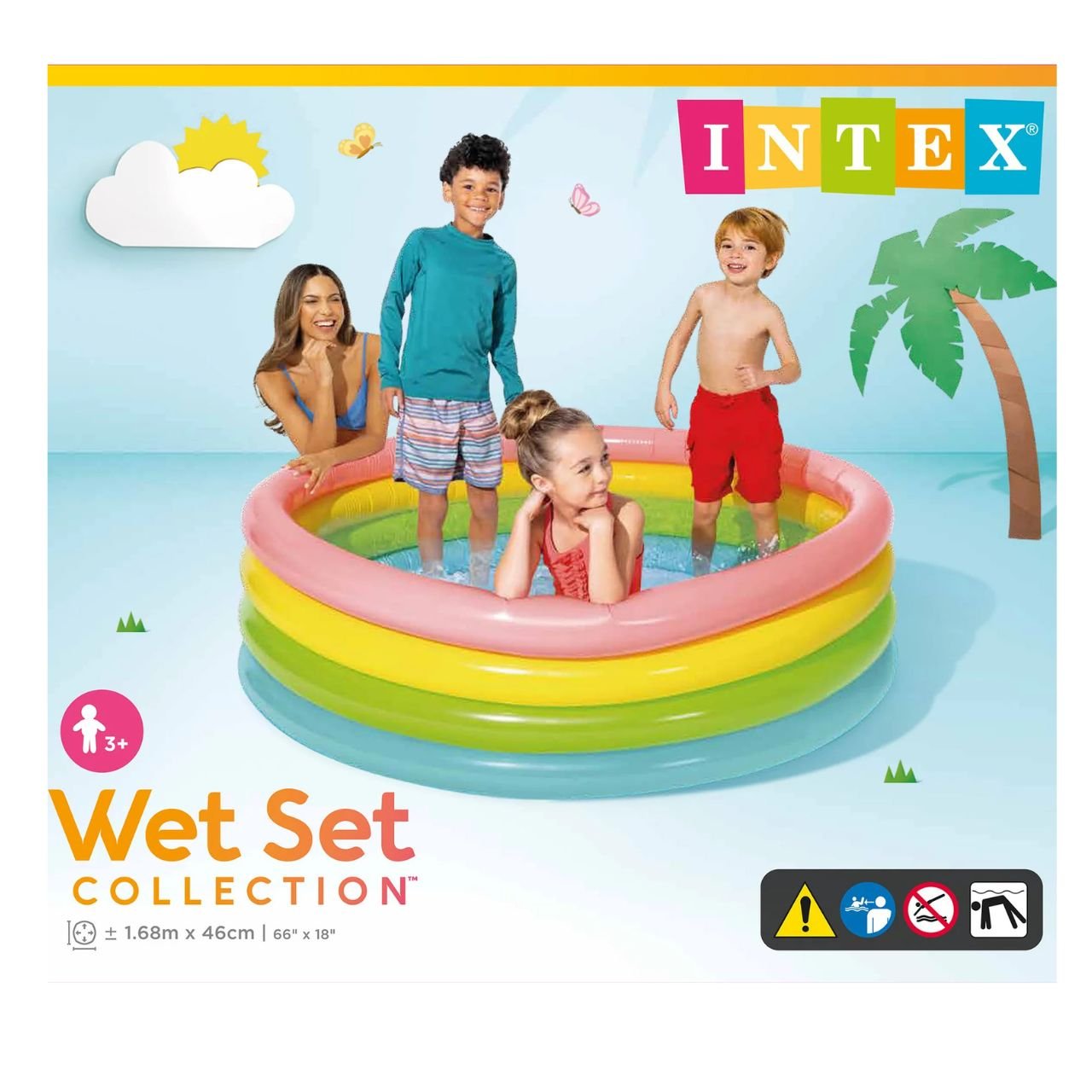 intex-wet-set-collection-inflatable-pool-66x18-inch-main Intex Wet Set Collection inflatable family pool 66 x 18 inch with colorful multi-ring design