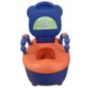 Noel y Naty BAS-829XJK toddler potty training chair with backrest and armrests in blue and orange
