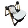 POPYPAPA baby feeding chair with removable tray, padded seat, and safety harness for babies and toddlers