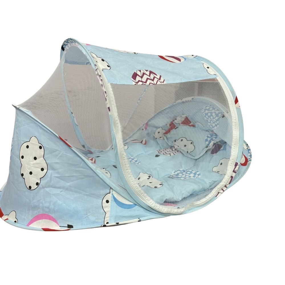 portable-folding-baby-bed-mosquito-net-blue-cloud-1