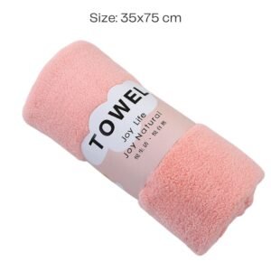 Soft velvet coral hand towel 35x75cm super absorbent anti-bacterial face towel