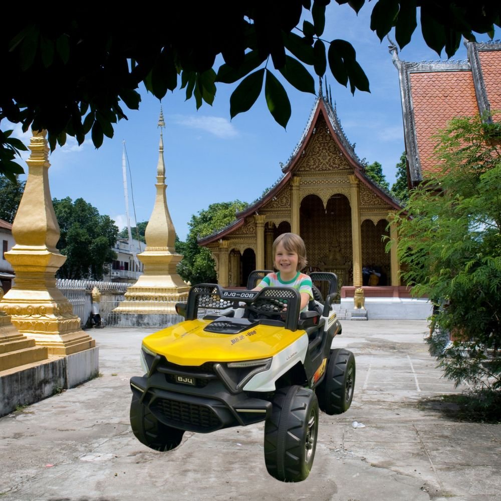 bjq-008-2-seater-electric-ride-on-jeep-yellow-12v-kids-kart-nepal-3