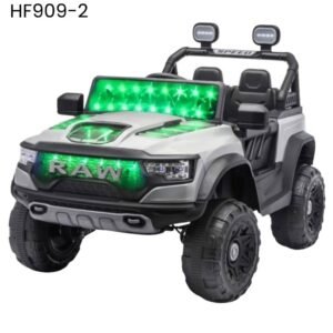 Kids Electric Ride-On Jeep HF909-2 with LED lights and rechargeable battery for children in Nepal