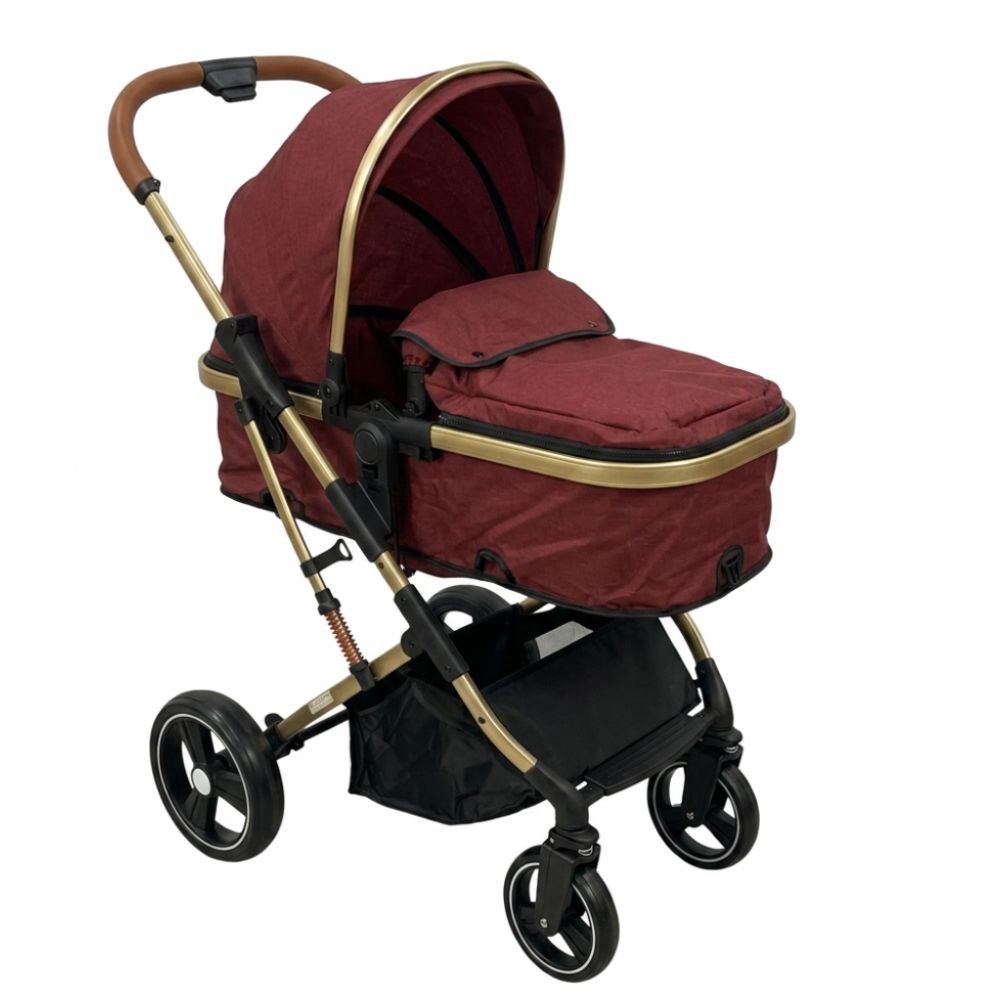 t988-premium-2-in-1-baby-stroller-red-gold-2